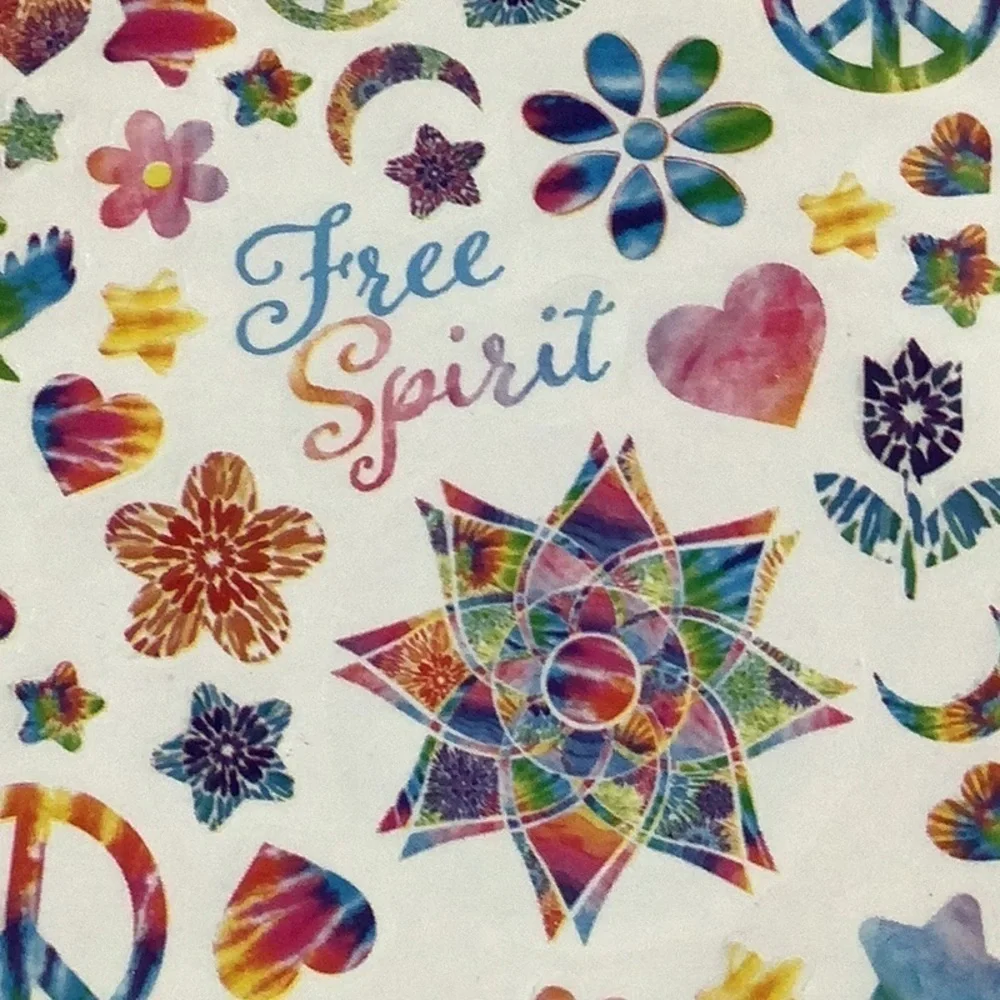 Boutique - 4pcs BOHO stationery Set peace love free spirit yoga namaste llama